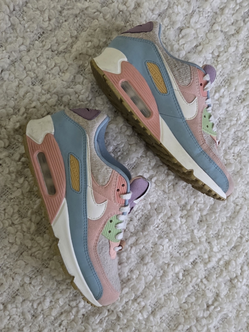 Nike Air Max 90 SE Sun Club Pastel Multicolor Womens Size 7.5 Sneaker DJ9997-100 - Picture 2 of 14